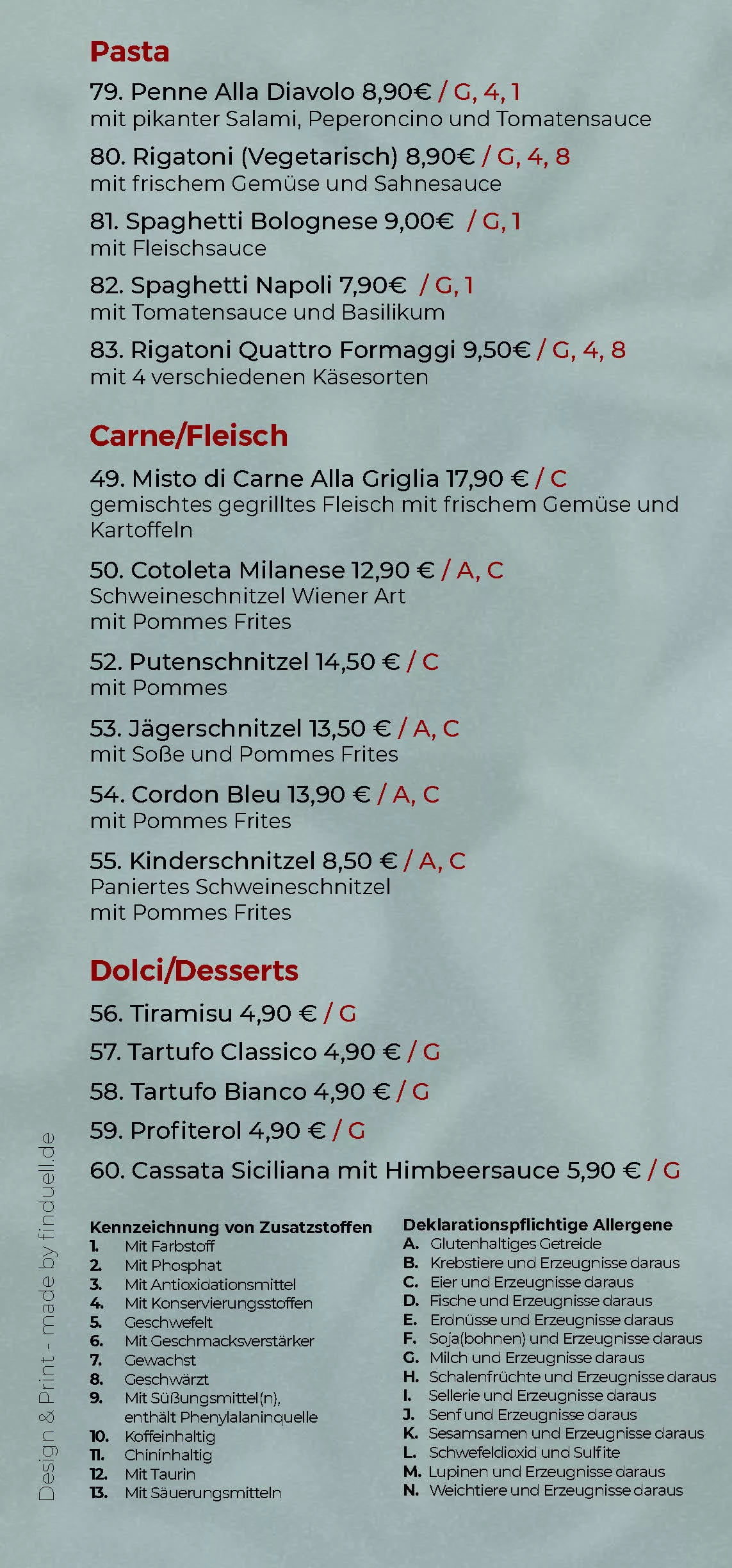 Pizzeria Da Vito - Abholkarte, Lieferservice